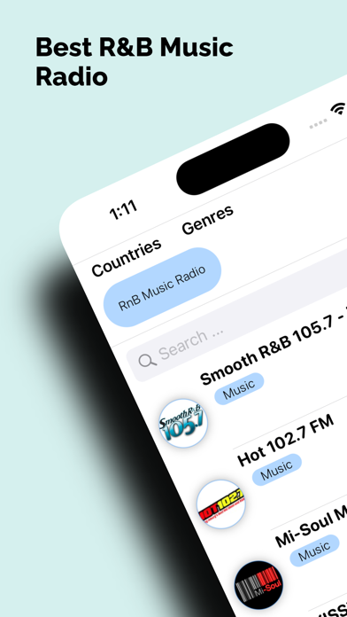 RnB Music Radio Stations FM AM Screenshot