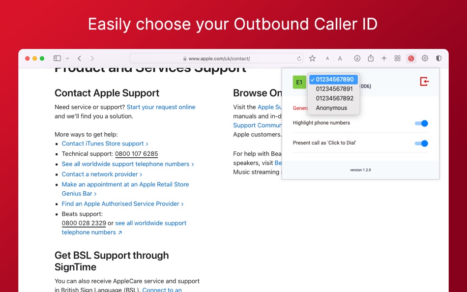 #2. CallSwitch One Click to Dial (macOS) 由: Why Now Inc.