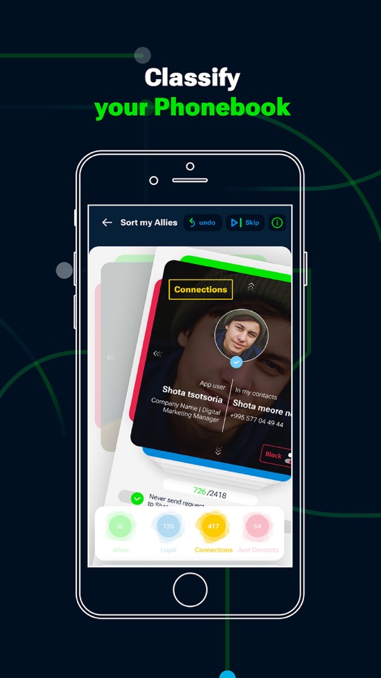 #2. Ally: Connect with anyone (iOS) By: LLC Mokavshire