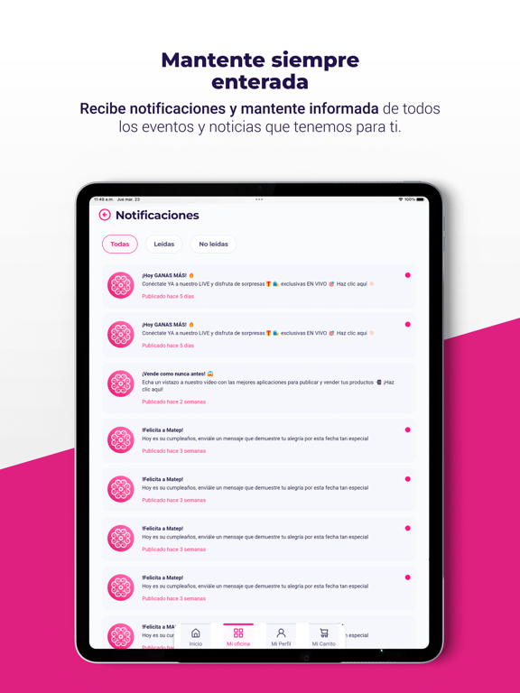 TISSINI APP iPad screenshot 5 - Shopping app