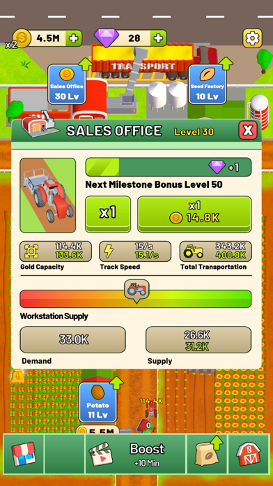 Harvest Inc. - Idle Farm Screenshot