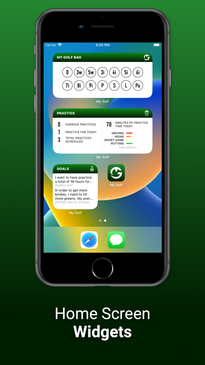 My Golf Practice Play and Plan