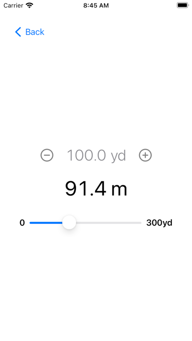 Yards and Meters Screenshot