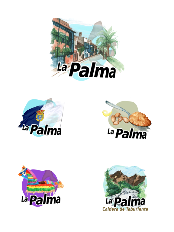 La Palma Stickersのおすすめ画像2