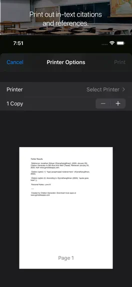 Game screenshot Citation Generator Lite hack