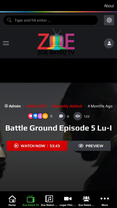 Zoe Nation Screenshot