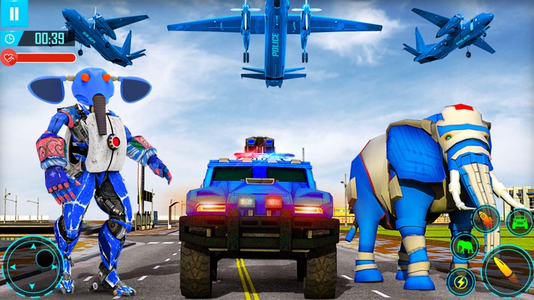 Elephant Robot Car Transform