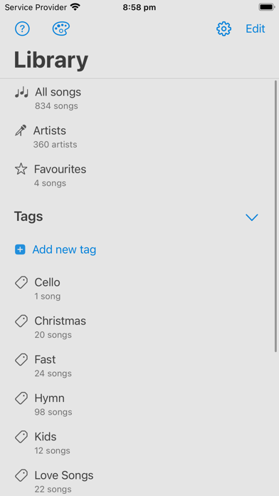 SongSheet Pro School Edition Screenshot