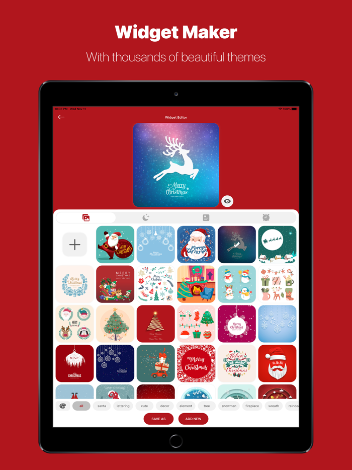 Christmas Widgets