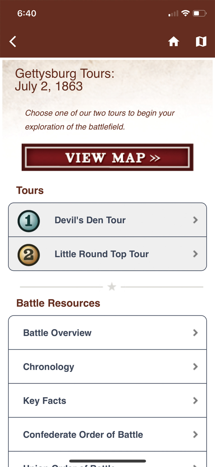 Gettysburg Battle App July 2
