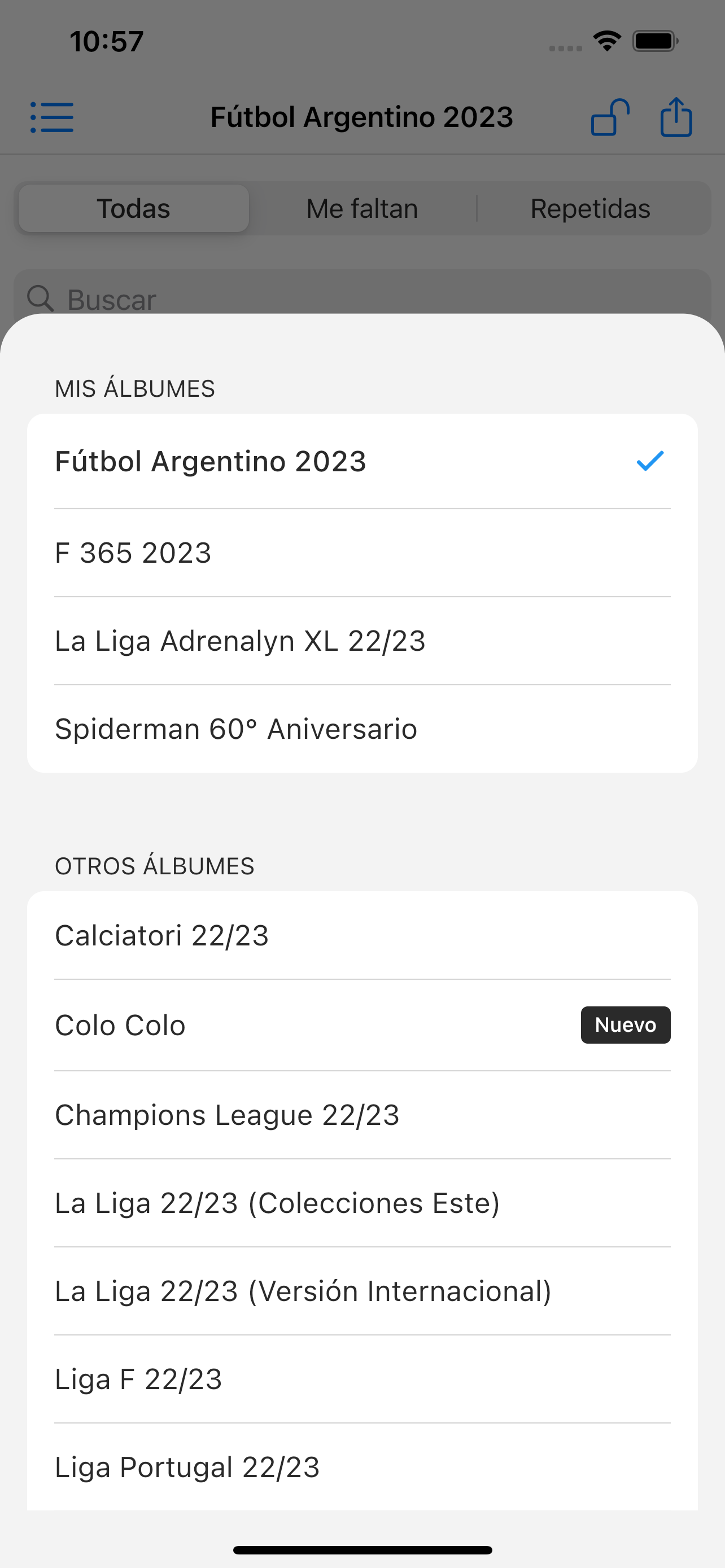 Figuritas: Album y Cromos