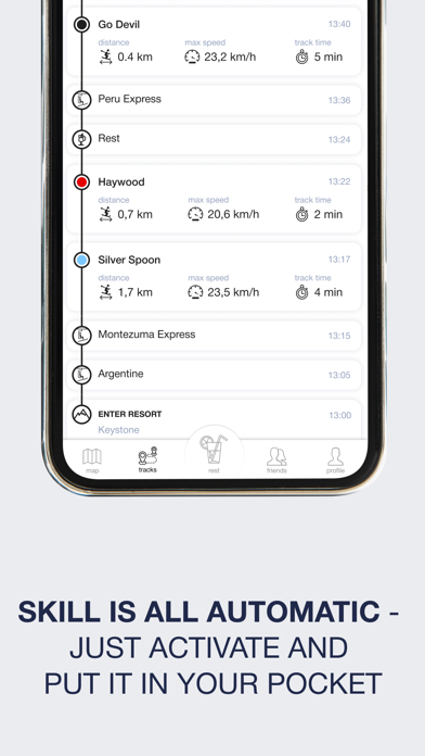 Skill: Ski & MTB Tracker Screenshot