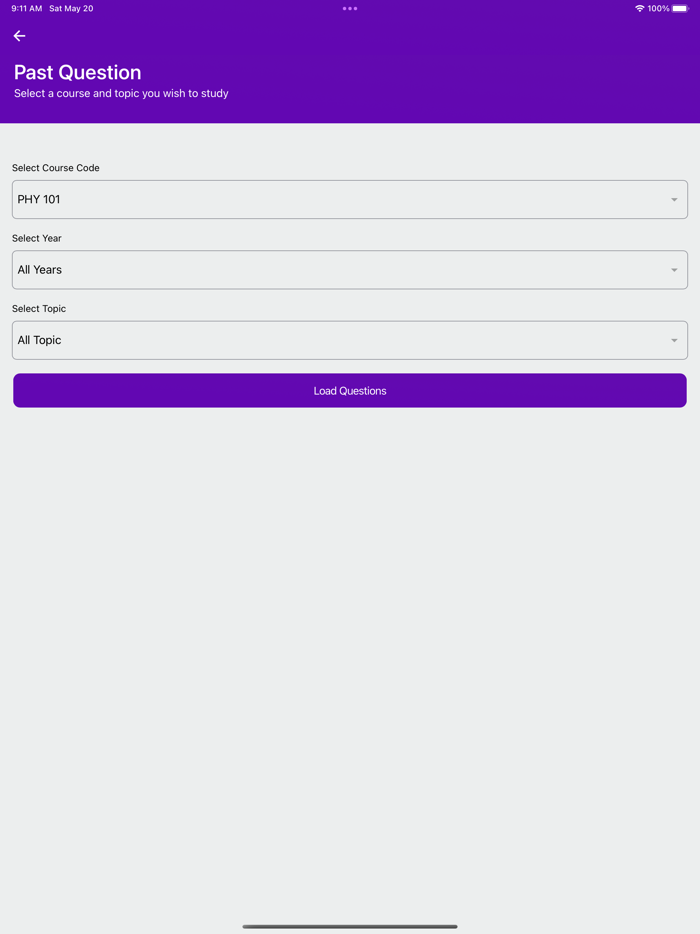 LFX FUTO 100L First Sem