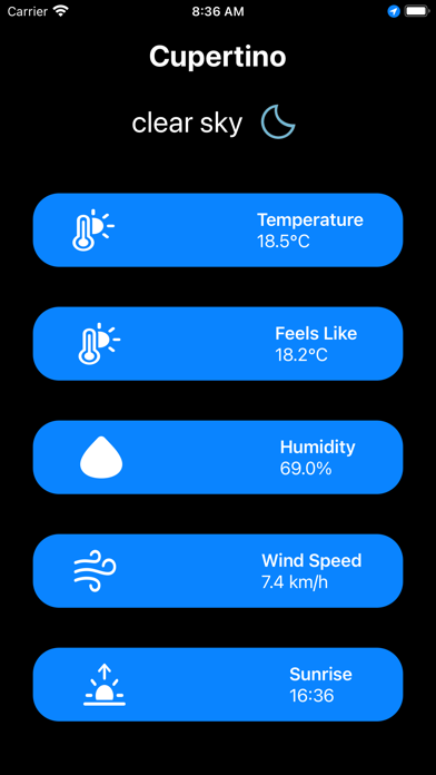 JWeather Screenshot