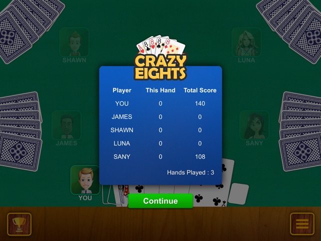 Crazy Eights  Play it online