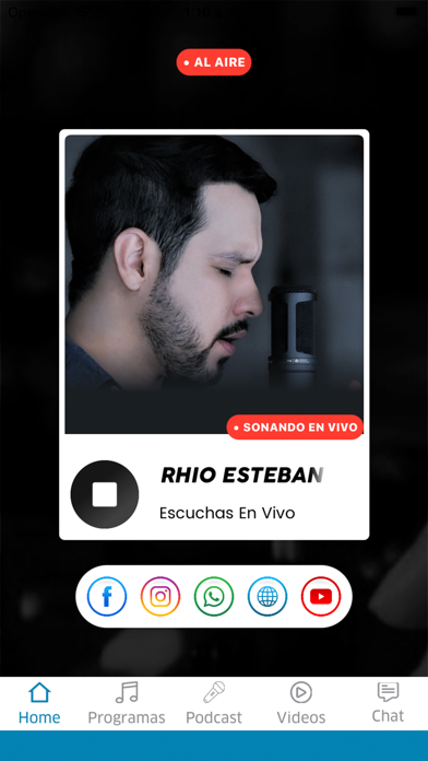 Rhio Esteban Radio Screenshot