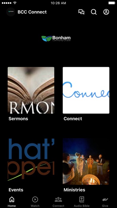Bonham Community Church Screenshot