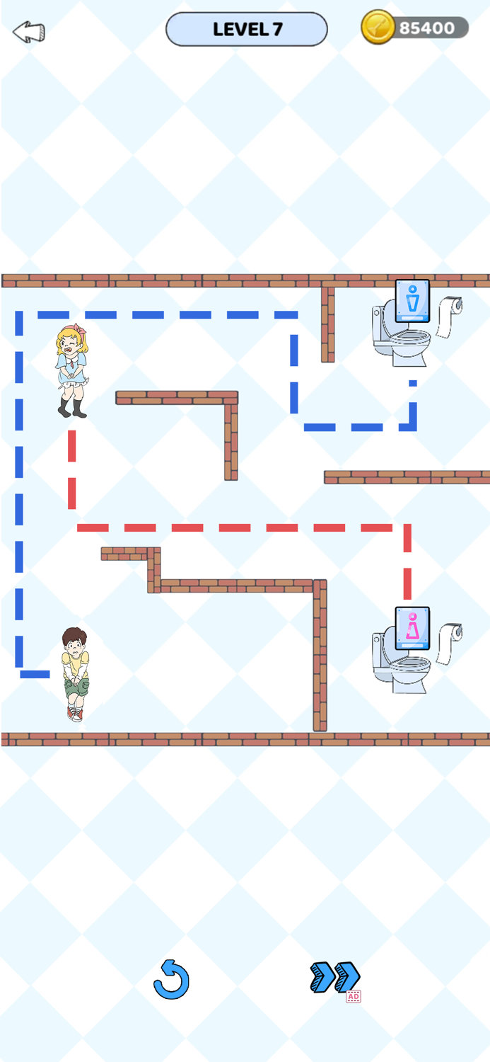 Toilet Rush Puzzle