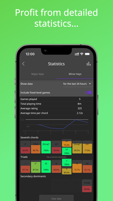 Chord X — Guitar Ear Training Screenshot