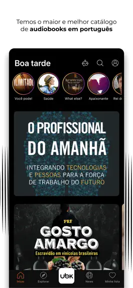 Game screenshot Ubook: Audiobooks e Podcasts mod apk