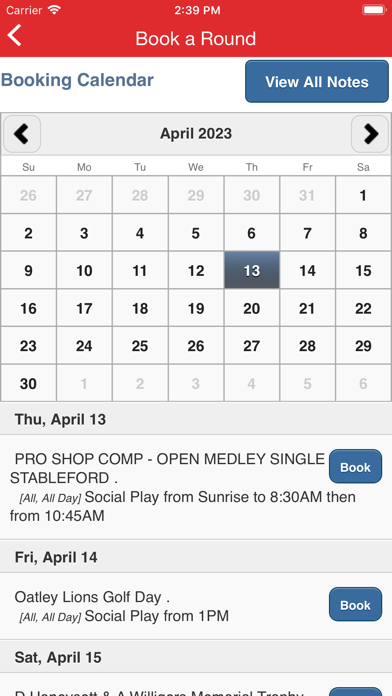 Beverley Park Golf Club Screenshot
