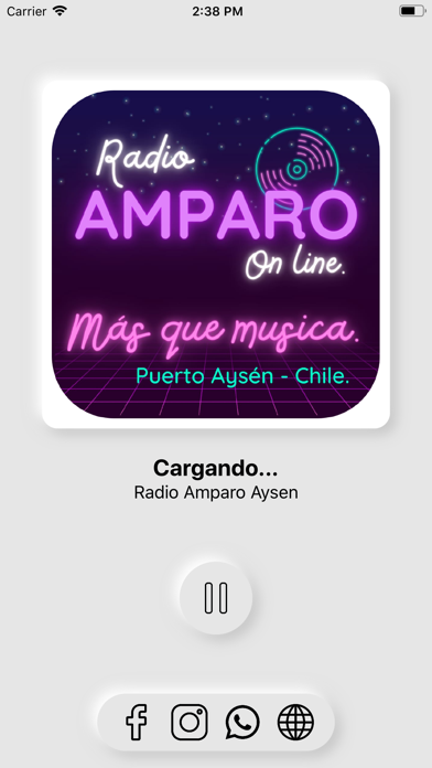 Radio Amparo Aysen Screenshot