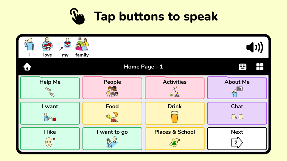 #1. Otsimo AAC | Tap and Talk (iOS) 由: Otsimo