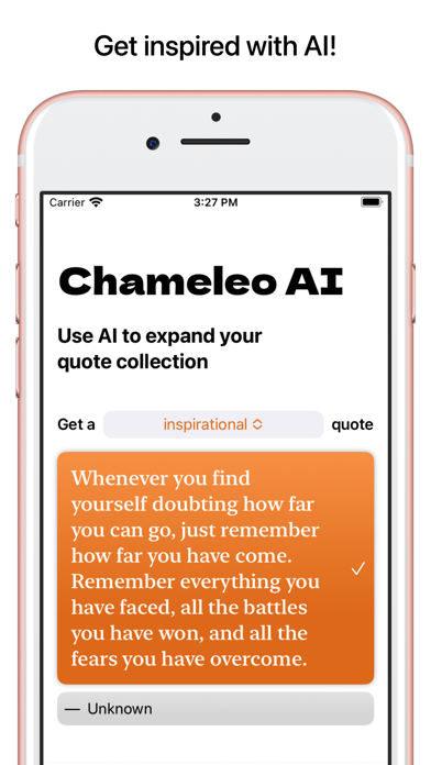 Chameleo - Daily Inspiration Screenshot