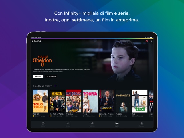 Mediaset Infinity su App Store