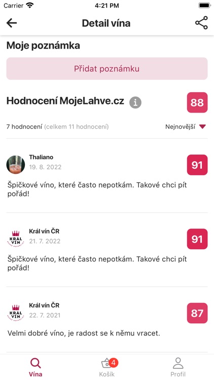 Jarovín rosé od MojeLahve.cz screenshot-4