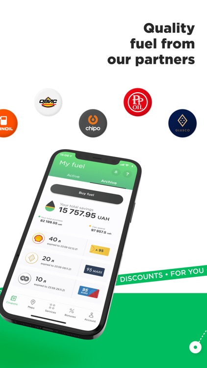 Toplyvo UA - fuel discounts