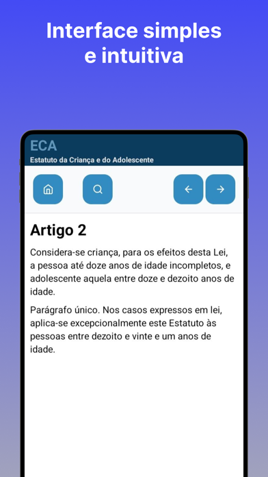 Estatuto Criança Adolescente Screenshot