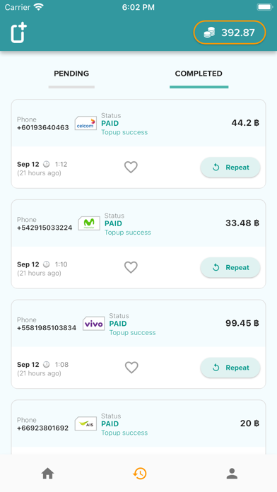 MobileTopup.com Screenshot