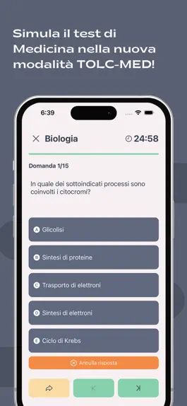 Game screenshot MedQuiz - TOLC Medicina apk