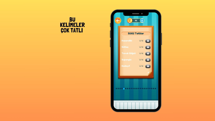 Kelime Tatlısı Oyunu Bulmaca