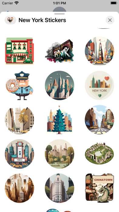 Screenshot #2 pour New York Stickers
