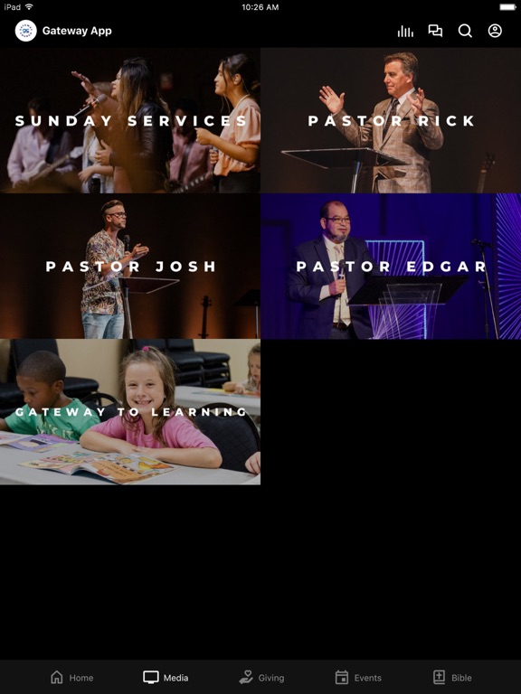 Discover Gateway Church iPad screenshot 2 - Lifestyle app