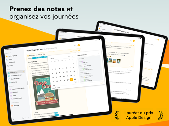 Screenshot #4 pour Agenda: Notes plus calendrier