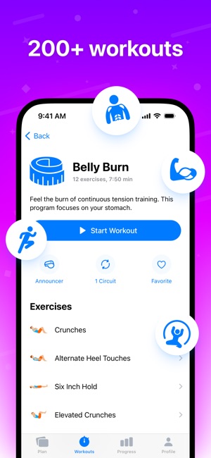 7 minute workout online apple watch