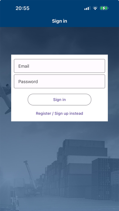 LTMS - Driver App Screenshot