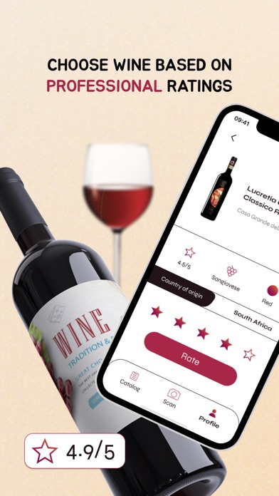 DelVino: AI wine scanner Screenshot