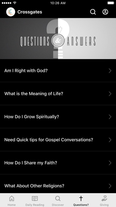 Crossgates Baptist App Screenshot