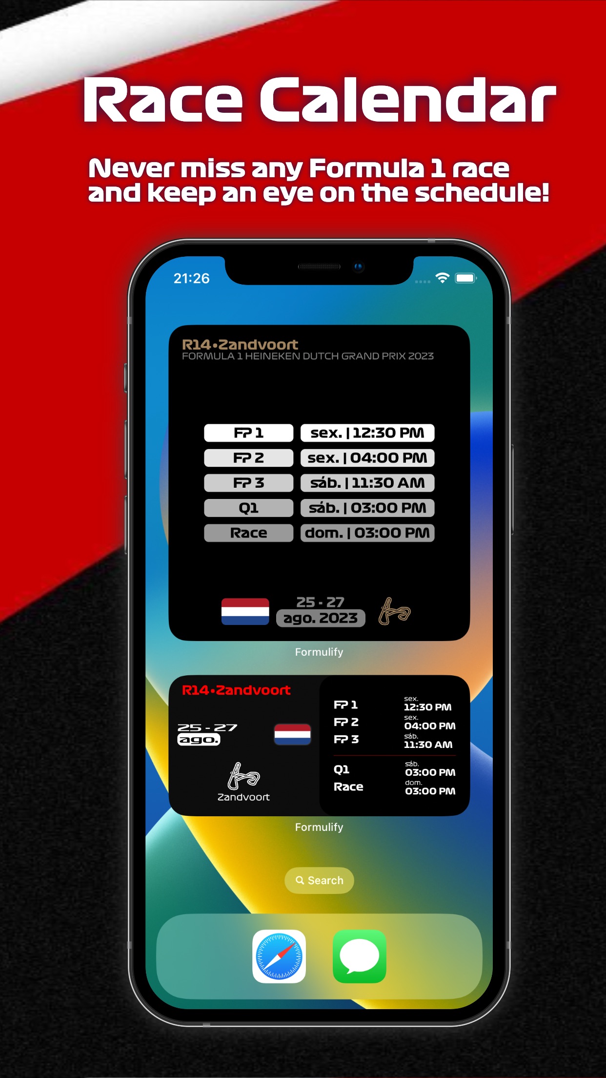 Screenshot do app Formulify - Formula Widgets