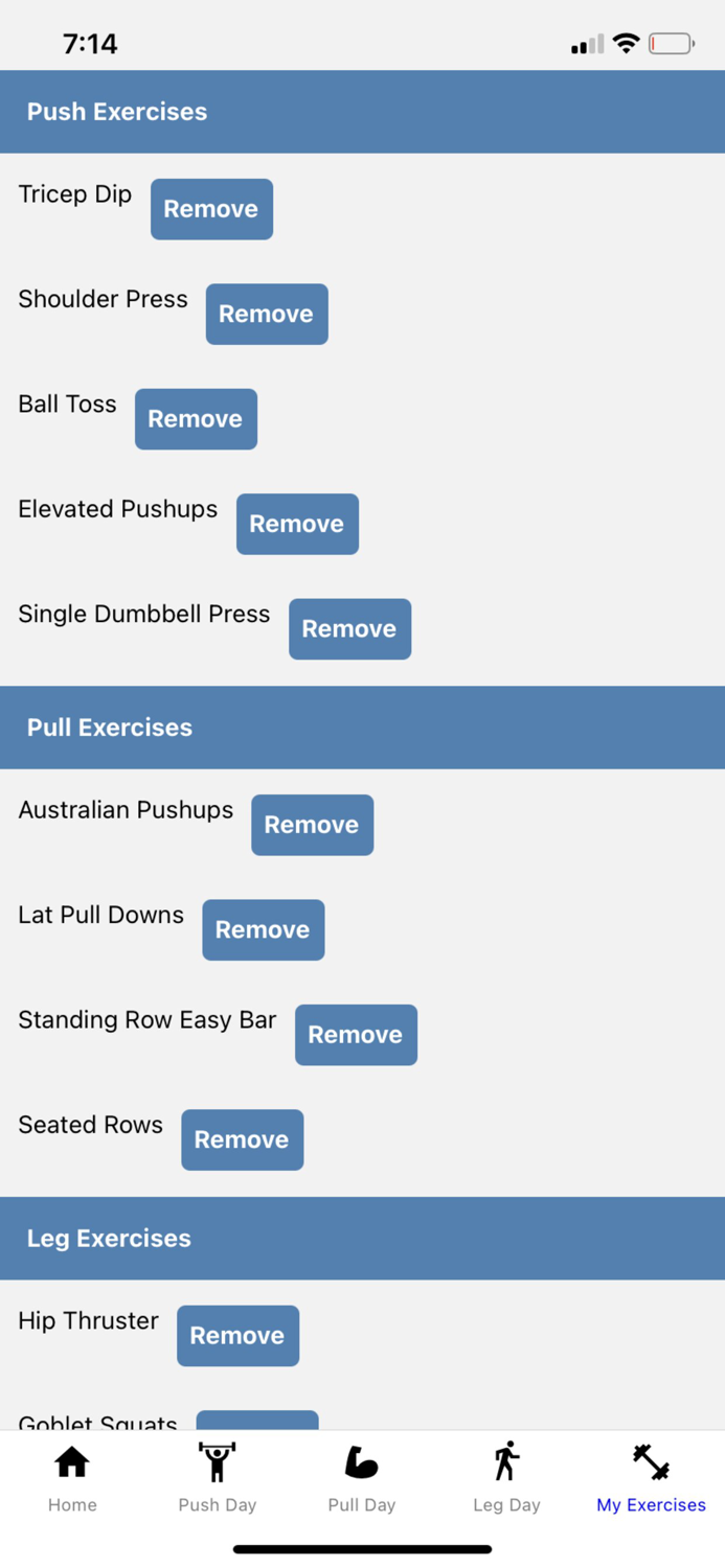 Metafit Workout Builder