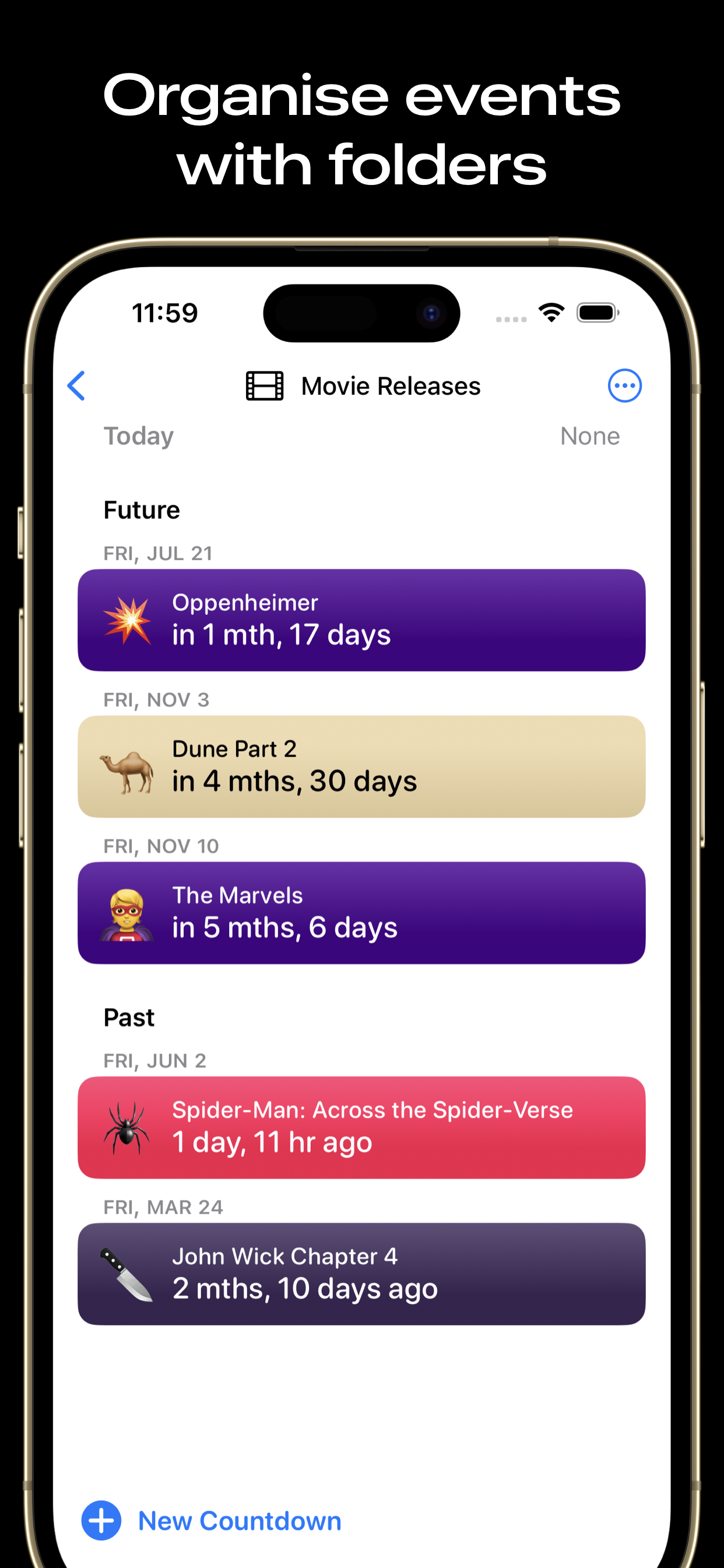 Almost Time: Event Countdowns