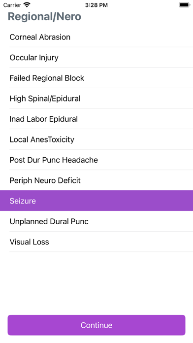 Anesthesia Data Capture Screenshot
