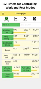 Tachograph screenshot #1 for iPhone