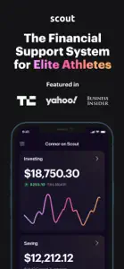 Scout: Athlete Family Office screenshot #1 for iPhone