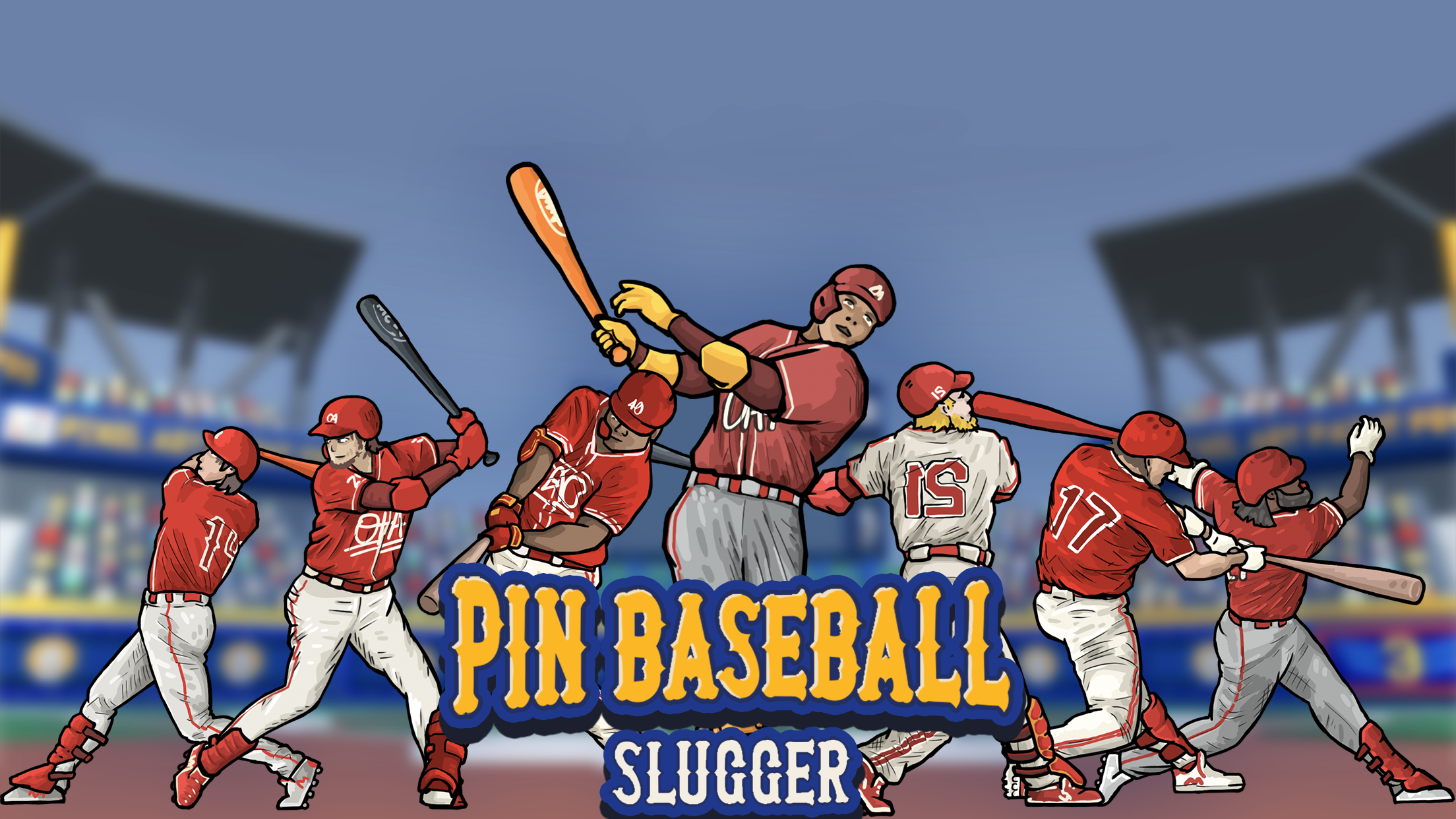 Pin baseball game