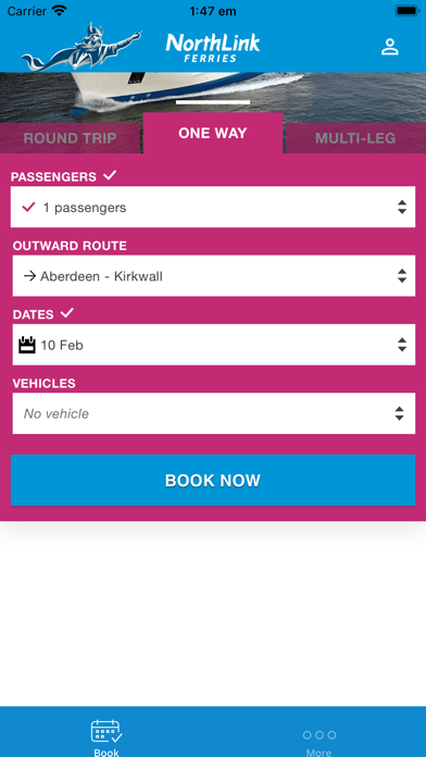 NorthLink Ferries Screenshot